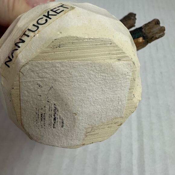 Vintage Christmas Decor Snowman Nantucket Decoration Statue Figure Figurine - Picture 6 of 8